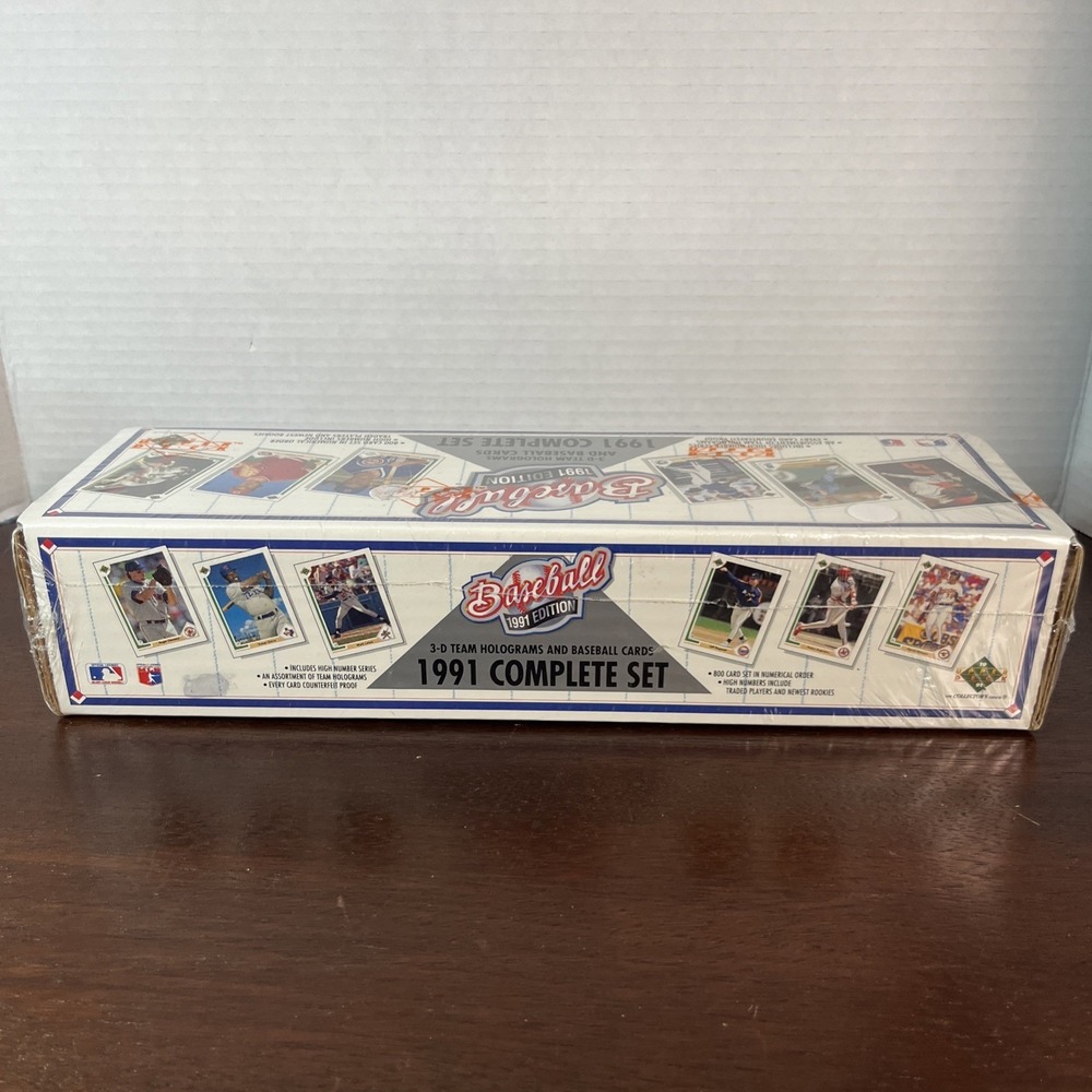 Upper Deck Baseball 1991 Edition Complete Box 3D Team Holograms & Baseball Cards - Picture 4 of 6